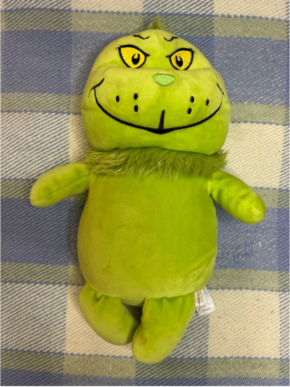 Aurora Dr. Seuss The Grinch Dood Plush 8.5” Green Christmas Chunky